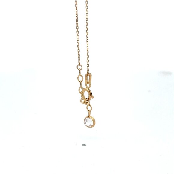 18K Gold Bracelet Flower Beads Charm 7 inches plus one inch Extension 1.50 grams - Picture 8 of 10